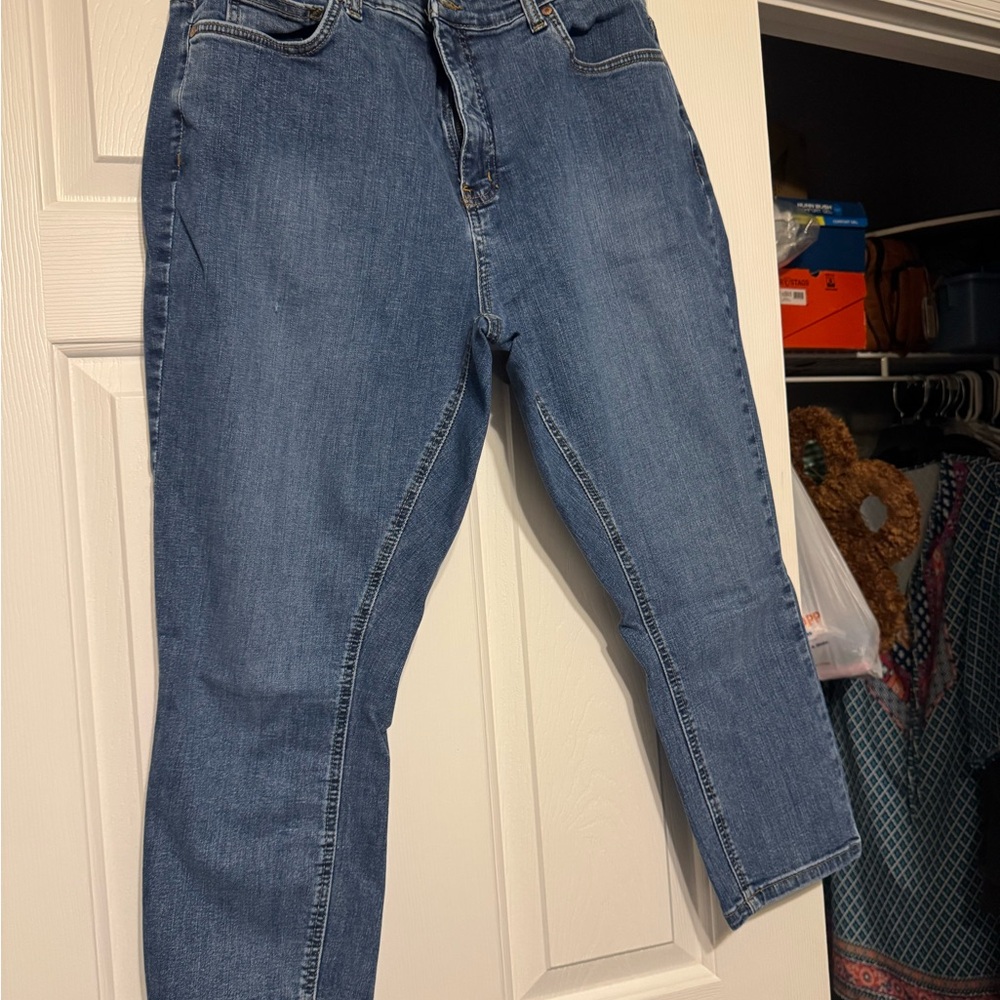 Dickies Women's Blue Ankle Jeans